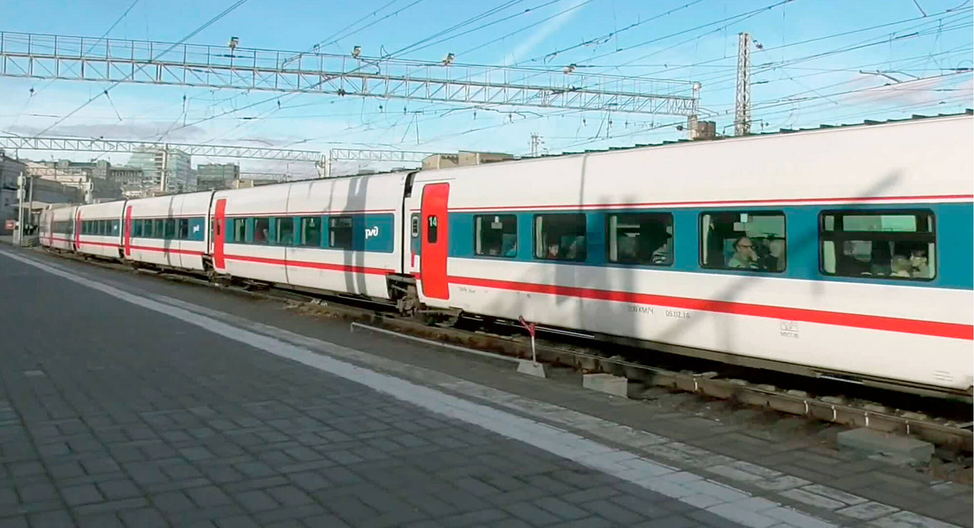 Поезд Talgo на Курском вокзале Поезд Talgo на Курском вокзале